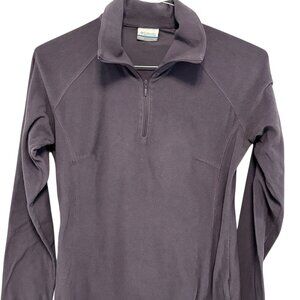 Women's Columbia Purple Quarter-Zip Pullover.  Size M